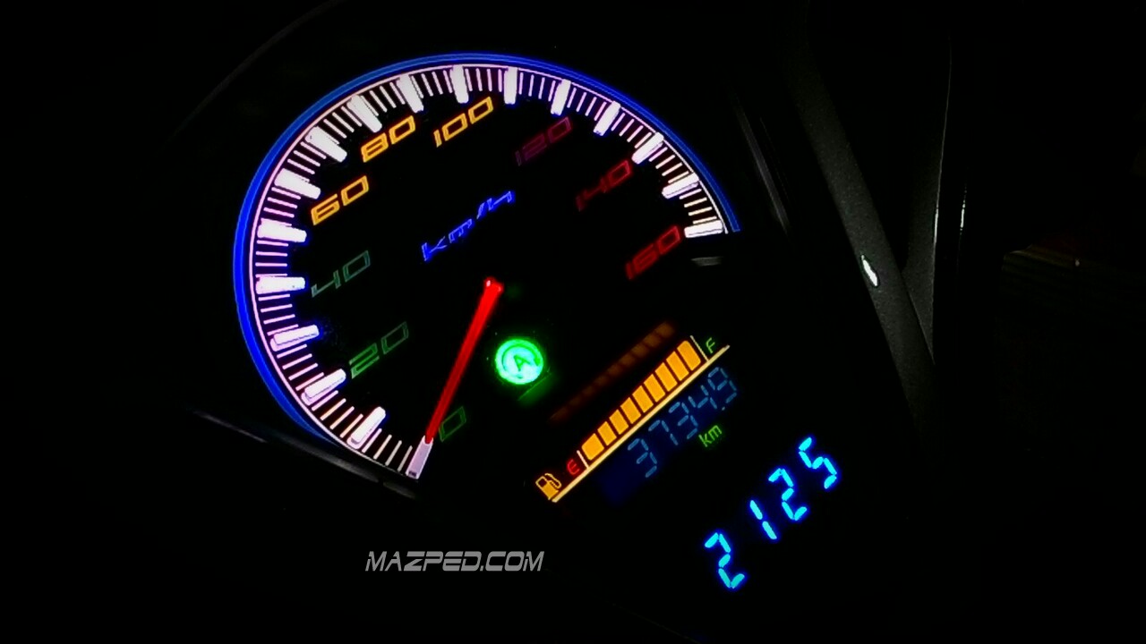 Bikin LCD Spido Vario 125 Warna Warni MAZPED